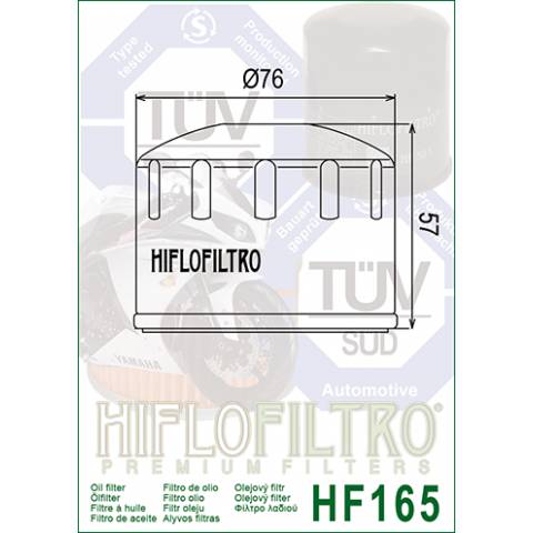FILTRO OLIO HIFLO HF165