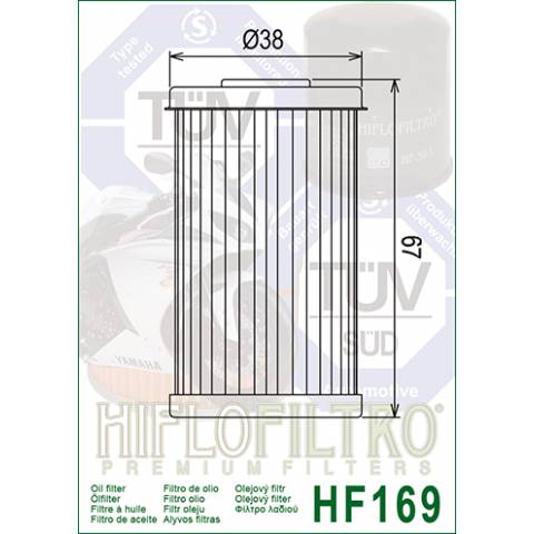 FILTRO OLIO HIFLO HF169
