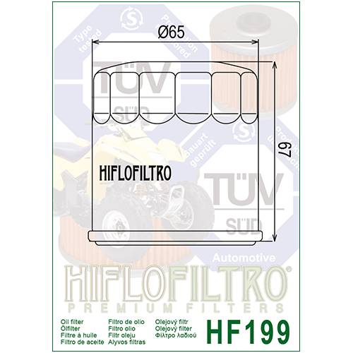 FILTRO OLIO HIFLO HF199
