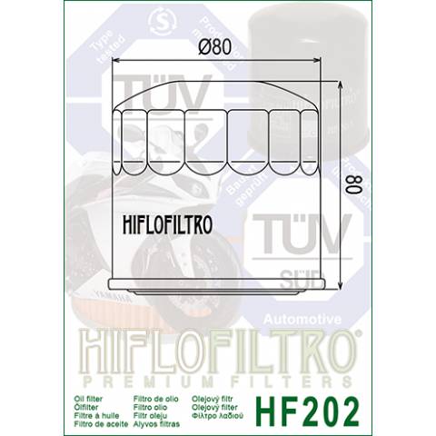 FILTRO OLIO HIFLO HF202
