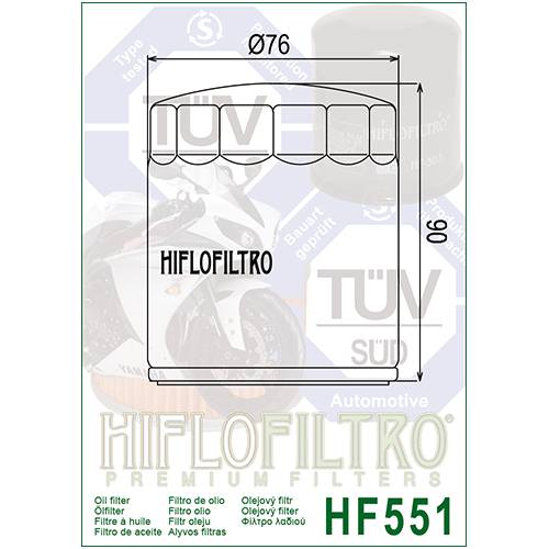 FILTRO OLIO HIFLO HF551