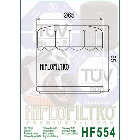 FILTRO OLIO HIFLO HF554