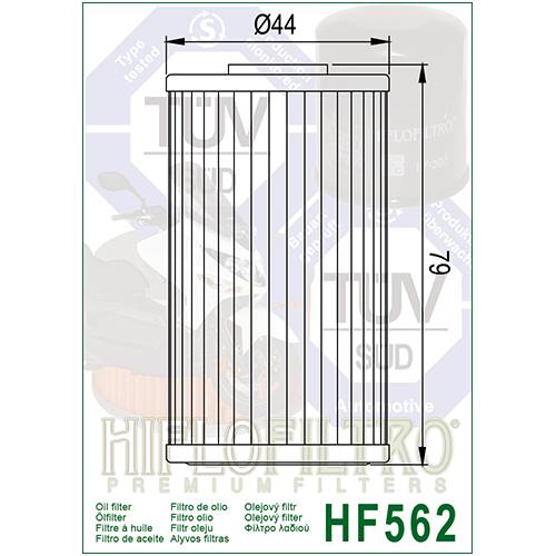 FILTRO OLIO HIFLO HF562