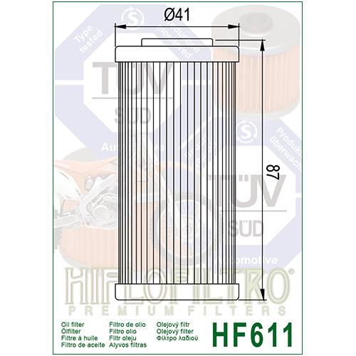 FILTRO OLIO HIFLO HF611
