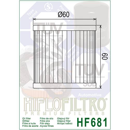 FILTRO OLIO HIFLO HF681