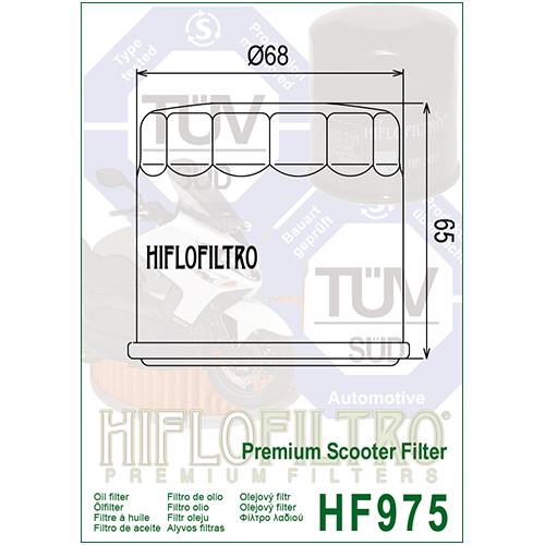 FILTRO OLIO HIFLO HF975 Premium Scooter