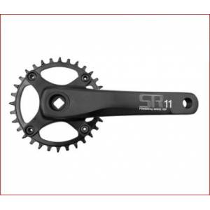 GUARNITURA Z.32 l.175 ALLUMINIO/ALLUMINIO 11 VELOCITA' *NERA*