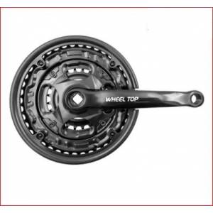 GUARNITURA Z.42x34x24 l.170 ACCIAIO/ACCIAIO 9 VELOCITA' *NERA*