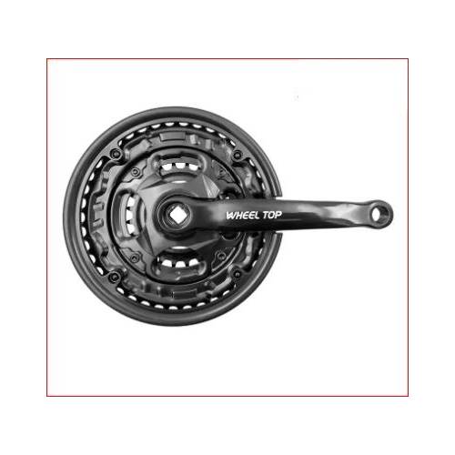 GUARNITURA Z.42x34x24 l.170 ACCIAIO/ACCIAIO 9 VELOCITA' *NERA*