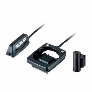 KIT SUPPORTO CICLOCOMPUTER SIGMA ORIGINAL CON BATTERIA 2032 PER 2^ BICICLETTA CON FILO l.90cm.