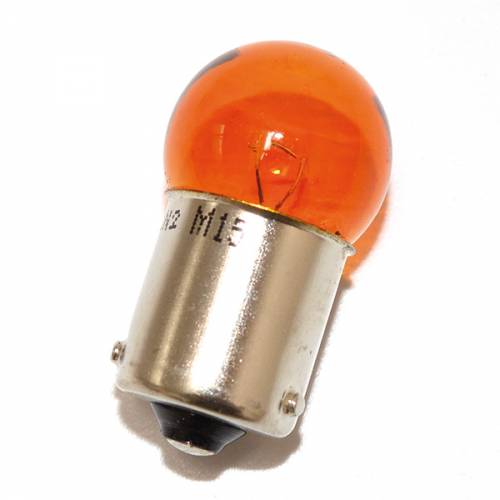 LAMPADA 12V 10W SFERA ARANCIO BAU15s