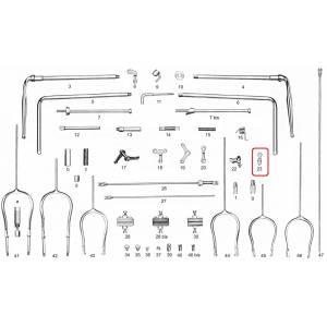 LEVETTA ESTERNA (PERNETTO) FILETTO 6mm.