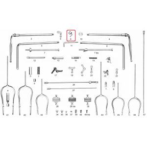 LEVETTA INTERNA AL MANUBRIO "R"