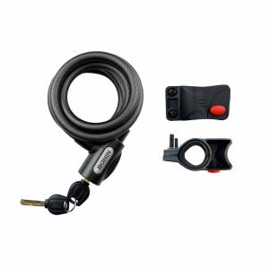 LUCCHETTO SPIRALE 12x150 NERO