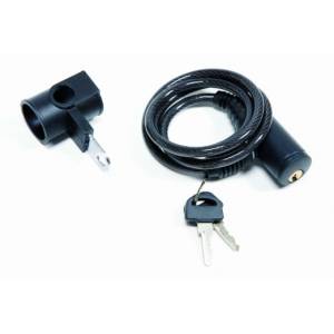 LUCCHETTO SPIRALE CON PIASTRA 6x800 TRASPARENTE