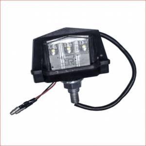 LUCE TARGA A 4 LED OMOLOGATA