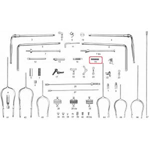 MOLLA RITORNO FRENERIA PISTONCINO PICCOLA