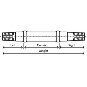 PERNO MOVIMENTO 35x56x39  ATTACCO QUADRO