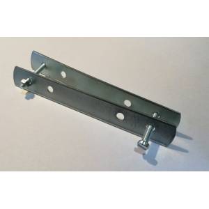 PIASTRA FISSAGGIO CESTINO IN SERIE DA 10 PEZZI CON DADI E BULLONI