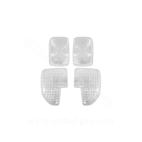 PLASTICHE FRECCE MBK BOOSTER 00] TRASPARENTI IN KIT