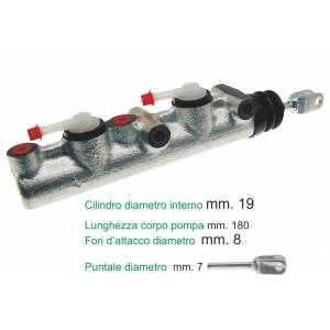 POMPA FRENO DOPPIA MANDATA PIAGGIO APE POKER BENZINA E DIESEL