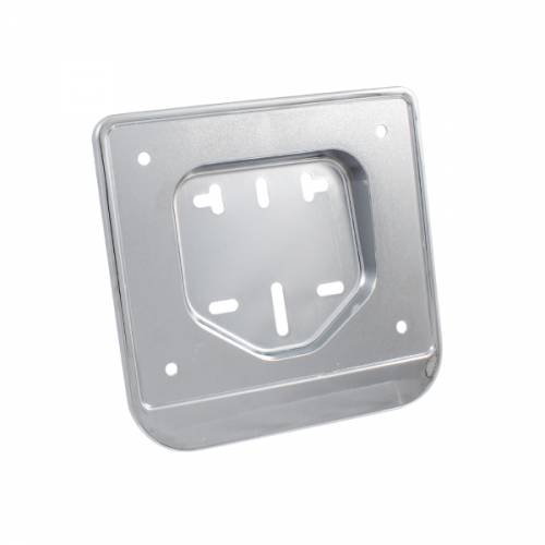 PORTATARGA CICLOMOTORE E SCOOTER PER TARGHE DAL 2006 CROMATO