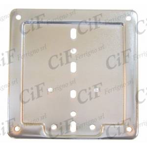 PORTATARGA MOTO FERRO CROMATO