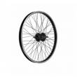 RUOTA BMX 20 ANTERIORE CERCHIO MONOCAMERA 48 RAGGI PERNO 14mm. *NERO*