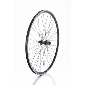 RUOTA CORSA 28 5/8 POSTERIORE 8/9/10/11v. CASSETTA ALLUMINIO/ALLUMINIO *NERO*