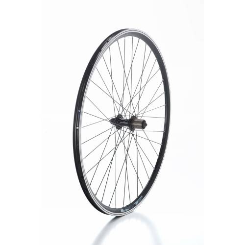 RUOTA CORSA 28 5/8 POSTERIORE 8/9/10/11v. CASSETTA ALLUMINIO/ALLUMINIO *NERO*