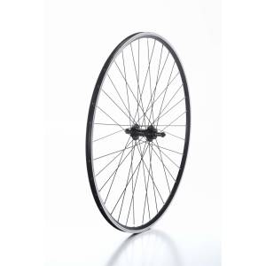 RUOTA CORSA 28 5/8 POSTERIORE ALLUMINIO/ALLUMINIO *NERO*