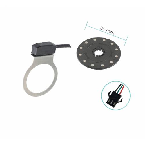 RUOTA FONICA 12 CALAMITE AD INCASTRO CON SENSORE