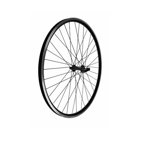 RUOTA SPORT 28 5/8 ANTERIORE ALLU/ALLU C/BLOCCAGGIO *NERO*