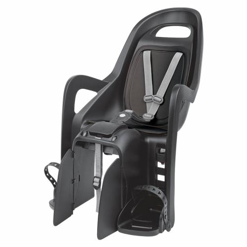 SEGGIOLINO POSTERIORE AL PORTAPACCHI *NERO*  - POLISPORT "Groovy"