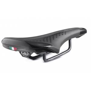 SELLA CICLO 250x145mm. *NERO*  - Selle Montegrappa Menador