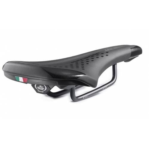 SELLA CICLO 250x145mm. *NERO*  - Selle Montegrappa Menador