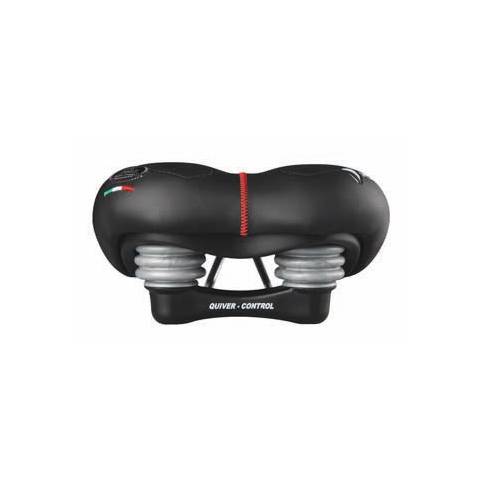 SELLA CICLO VELA 250x190 CON FORO CON ELASTOMERI SENZA MORSETTO - MONTEGRAPPA "Vela"