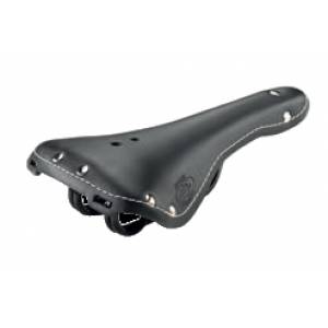 SELLA CICLO VERO CUOIO *NERO* - MONTEGRAPPA "Old Sporting"