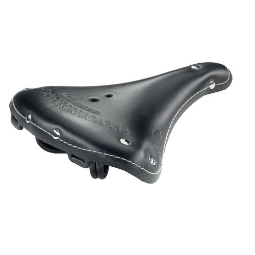 SELLA CICLO VERO CUOIO *NERO* - MONTEGRAPPA "Oxford Club"