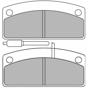 SERIE PASTIGLIE FRENO FERODO FDB2154P