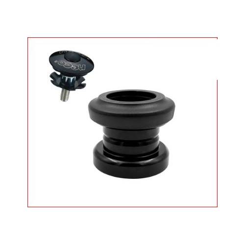 SERIE STERZO CICLO HEAD SET 1"1/8  IN ACCIAIO SU SFERE *NERO*