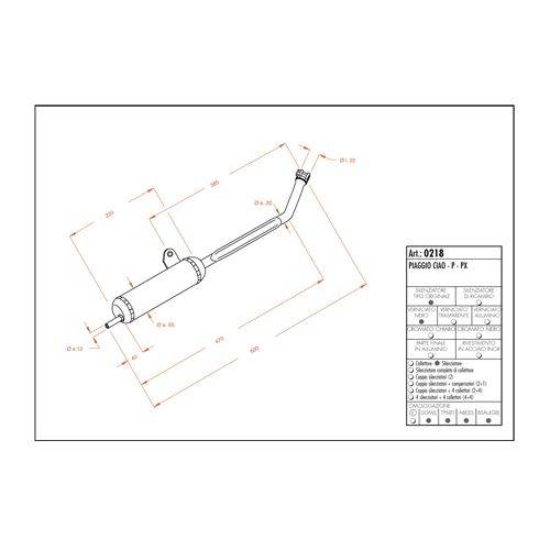 SILENZIATORE PIAGGIO CIAO PX - SITO