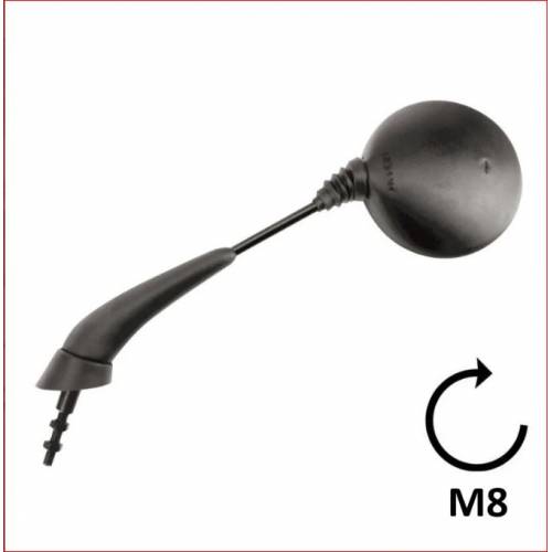 SPECCHIO SINISTRO PIAGGIO  50/125 LIBERTY 1998[]2002 FILETTO LUNGO CON DADO