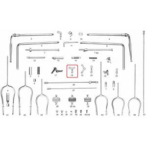 SQUADRETTA FRENO R ALLO STERZO