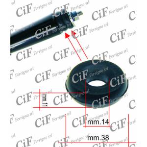 TAMPONE AMMORTIZZATORE ANTERIORE/POSTERIORE PIAGGIO APE 50 / SOLO ANTERIORE APE 703