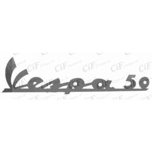 TARGHETTA "Vespa 50" SCUDO ANTERIORE