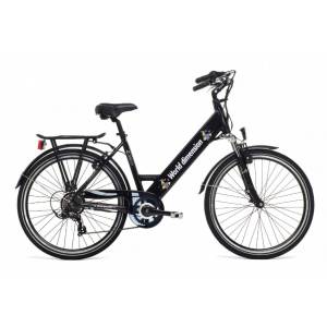 CICLO ELETTRICO SMART CITY DONNA  *NEROVERDE*