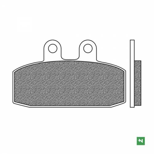 COPPIA PASTIGLIE FRENO - NEWFREN FD0091BT1