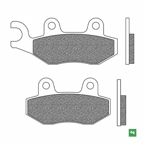 COPPIA PASTIGLIE FRENO - NEWFRENFD0122BT1 Road Touring