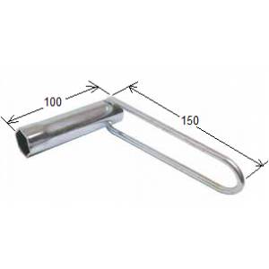 CHIAVE CANDELA es.21mm. l.100mm. CON MANICO SNODABILE